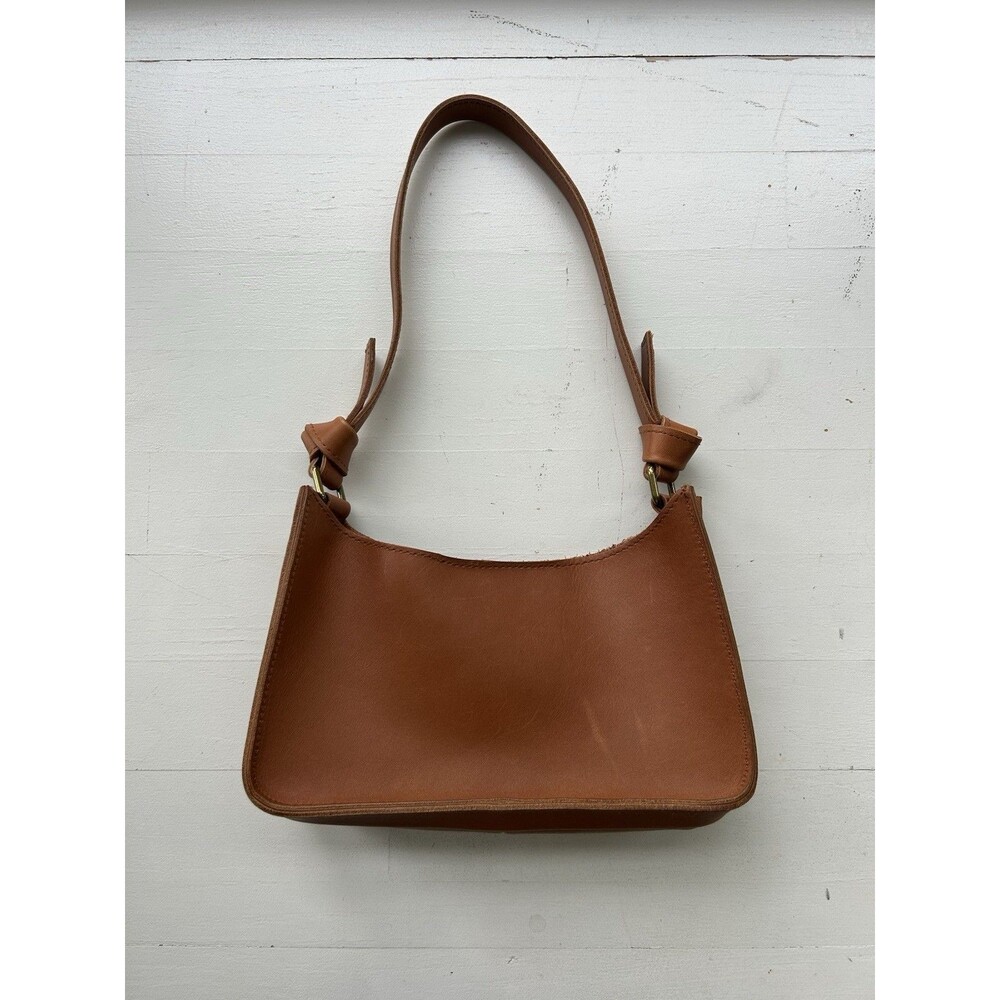 Madewell 'The Sydney' Brown Leather Shoulder Bag